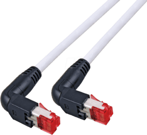 PK-C6A 5 GR AGW - Cat.6a TM21 Patchkabel mit 90° Stecker