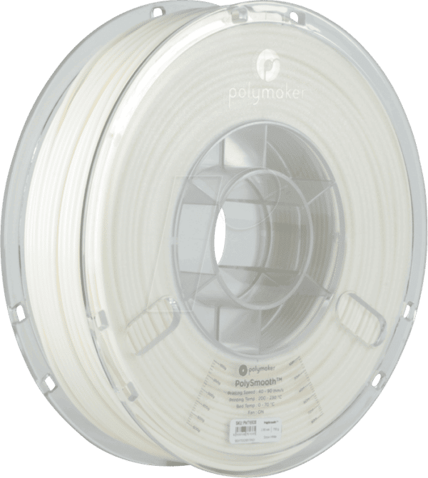 POLYMAKER 76938 - Filament - PolySmooth - weiß - 750 g