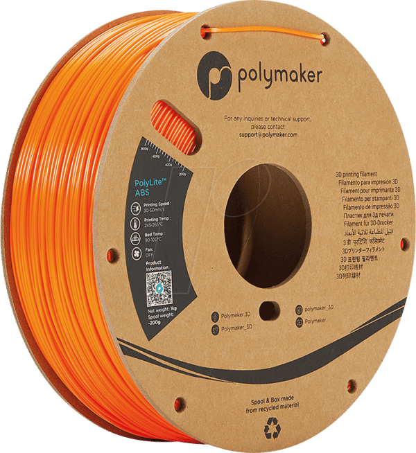 POLYMAKER E01009 - Filament - PolyLite ABS 1