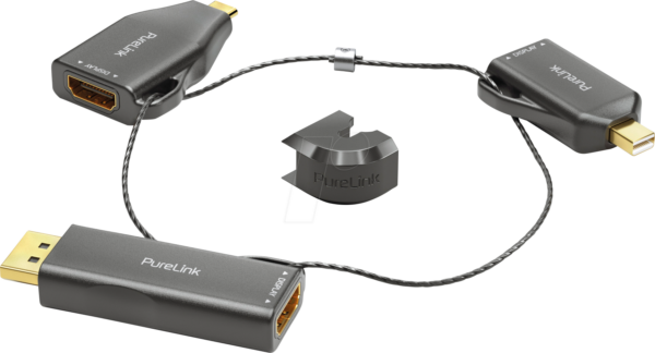 PURE IQ-AR200 - 4K HDMI Adapterring mit drei Adaptern