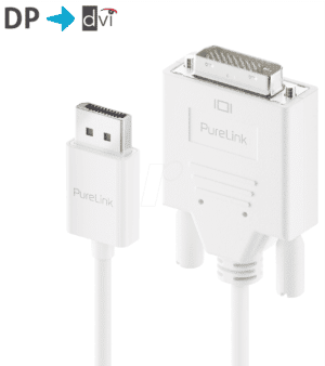 PURE IS2010-020 - Displayport 1.1 Stecker auf  DVI 24+1 Stecker