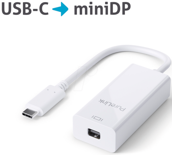 PURE IS210 - USB-C auf mini DisplayPort Adapter - 4K60 - iSerie 0