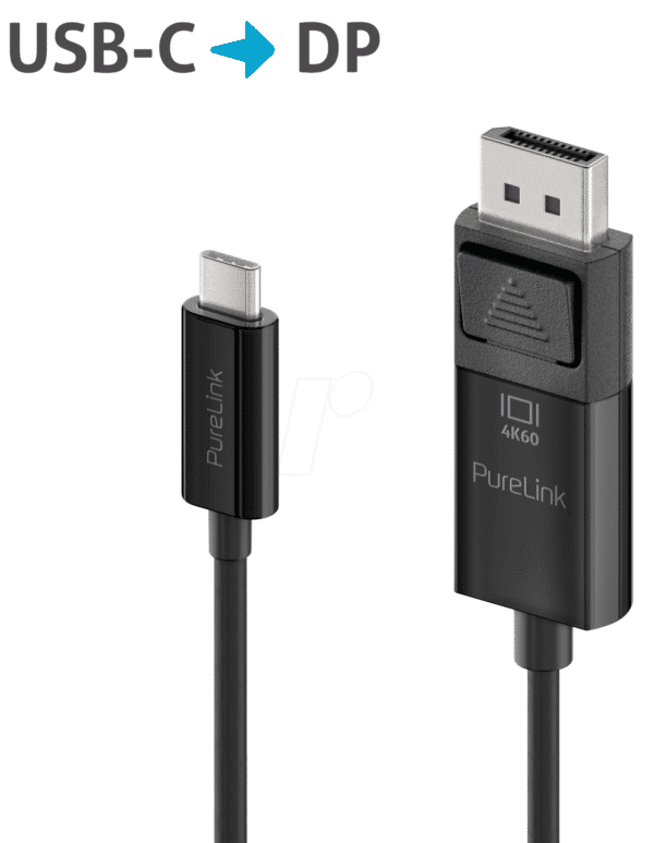 PURE IS2221-020 - Adapterkabel USB Type-C  > DP