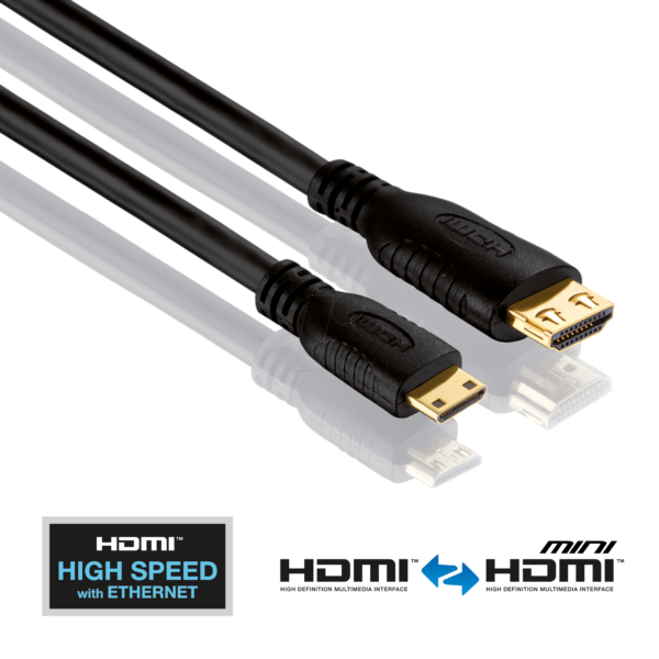 PURE PI1200-015 - HDMI/Mini HDMI Kabel - PureInstall Serie 1