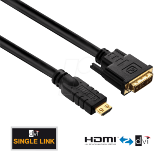 PURE PI3000-075 - HDMI/DVI Kabel