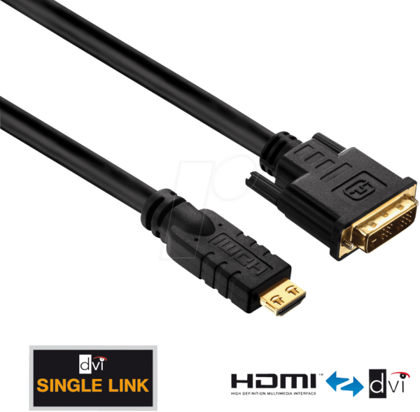 PURE PI3000-075 - HDMI/DVI Kabel