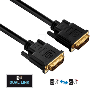 PURE PI4200-030 - DVI Monitor Kabel DVI 24+1 Stecker