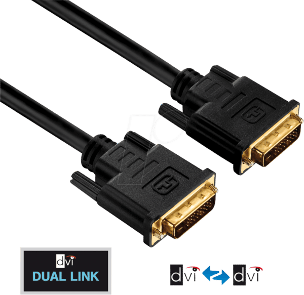 PURE PI4200-030 - DVI Monitor Kabel DVI 24+1 Stecker