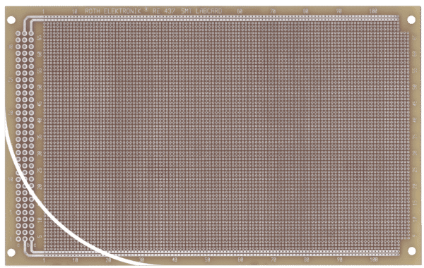 RE 437LF - SMD Laborkarte FR4 RM 1