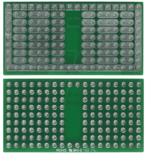 RE 942-S2 - Lötbares Bread Board 14-Pin-Sockel 46