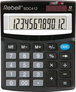 REBELL SDC412 - Taschenrechner
