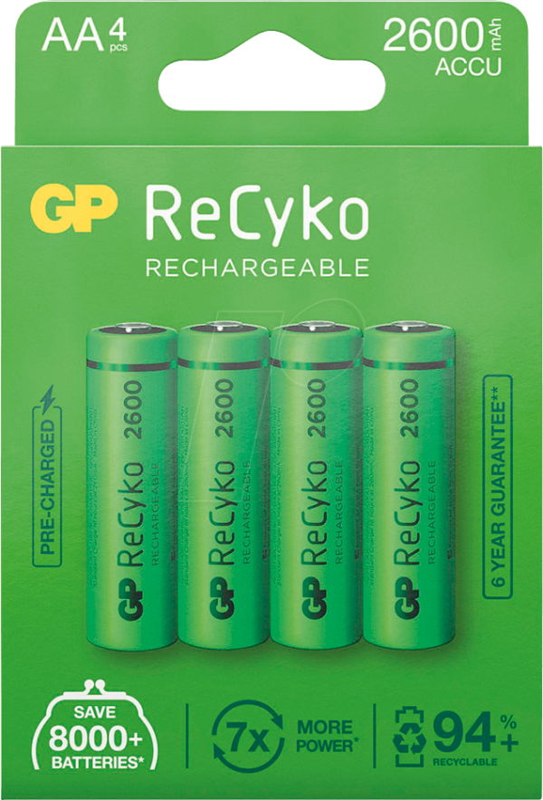 REC 4AA 2600 - ReCyko+