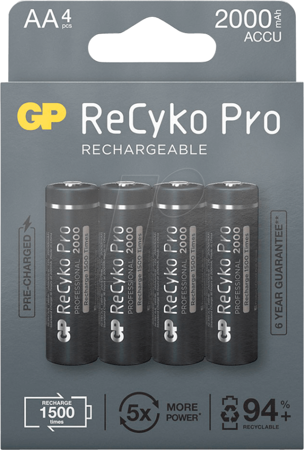 REC PRO 4AA 2000 - ReCyko PRO