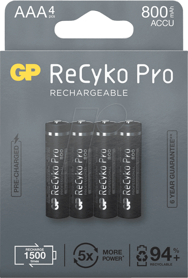 REC PRO 4AAA 800 - ReCyko PRO