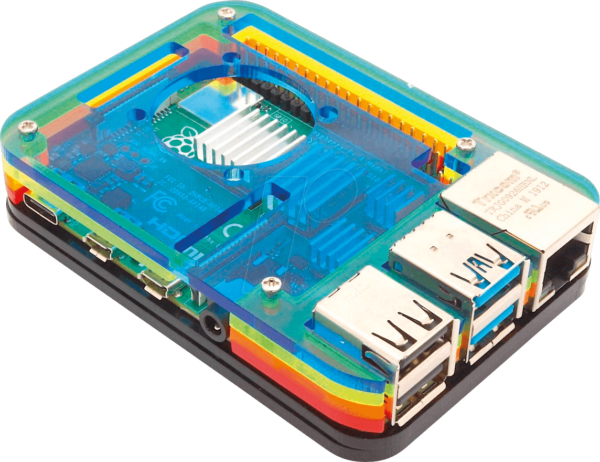 RPI CASE RAINBOW - Gehäuse für Raspberry Pi 4