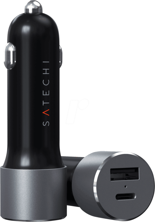 ST-TCPDCCM - Satechi 72W Type-C PD Car Charger space gray