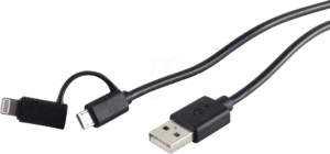 SHVP BS1414025 - USB Lade-Sync Kabel 2in1