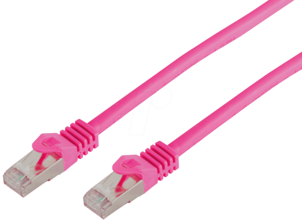 SHVP 75530-M - 30m Patchkabel - Cat.7-Rohkabel magenta