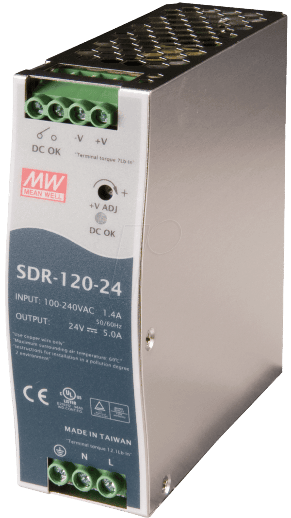 SNT MW-SDR120-12 - Schaltnetzteil