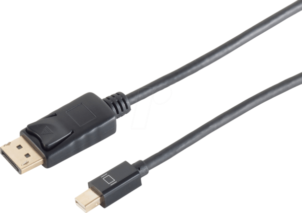 SHVP BS10-52035 - Mini-Displayport < Displayport 1.2 UHD schwarz 2 m