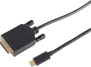 SHVP BS1058185 - DVI-D Stecker 24+1 > USB Typ C Stecker