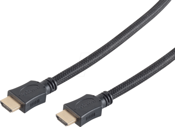 SHVP BS77471LDN - HDMI-A Stecker < HDMI-A Stecker HEAC Nylon vergoldet 1