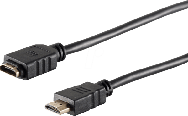 SHVP BS77479-2 - HDMI-A Stecker < HDMI A-Buchse HEAC vergoldet 2 m