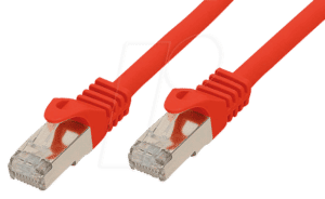 SHVP 75513-R - 3m Patchkabel - Cat.7-Rohkabel rot