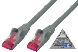 SHVP 75711A0.5 - Patchkabel Cat.6A grau 0