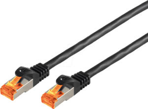 SHVP BS08-26095 - Patchkabel Cat.6a S/FTP Outdoor schwarz 20