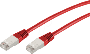 SHVP 75715HR - Patchkabel Cat.6 S/FTP PIMF rot 5m