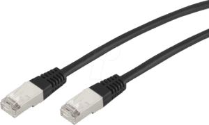 SHVP 75711H25S - Patchkabel Cat.6 S/FTP PIMF schwarz 0