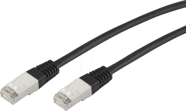 SHVP 75711H25S - Patchkabel Cat.6 S/FTP PIMF schwarz 0