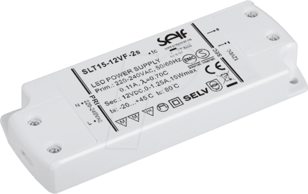 SLT15-12VF-2S - LED-Trafo