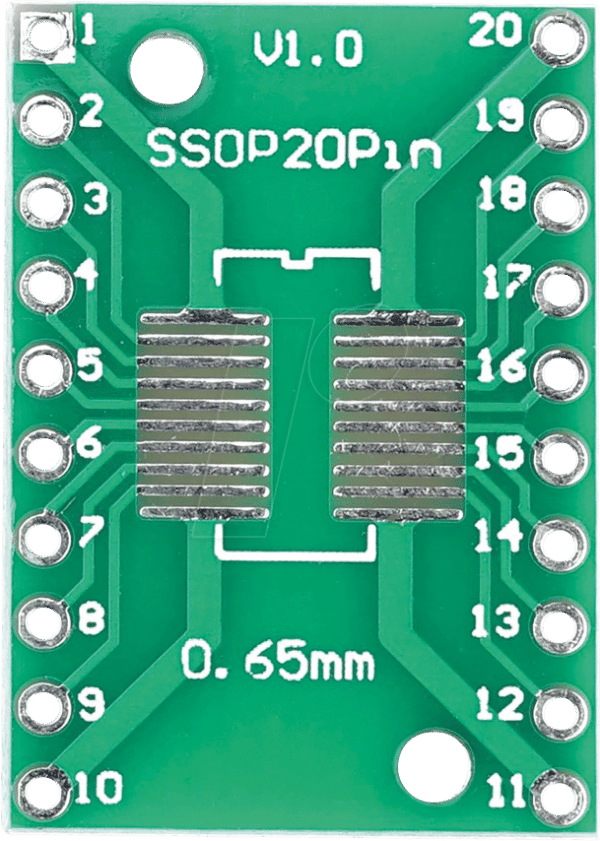 BB SOP20 - Entwicklerboards - SMD Breakout Adapter