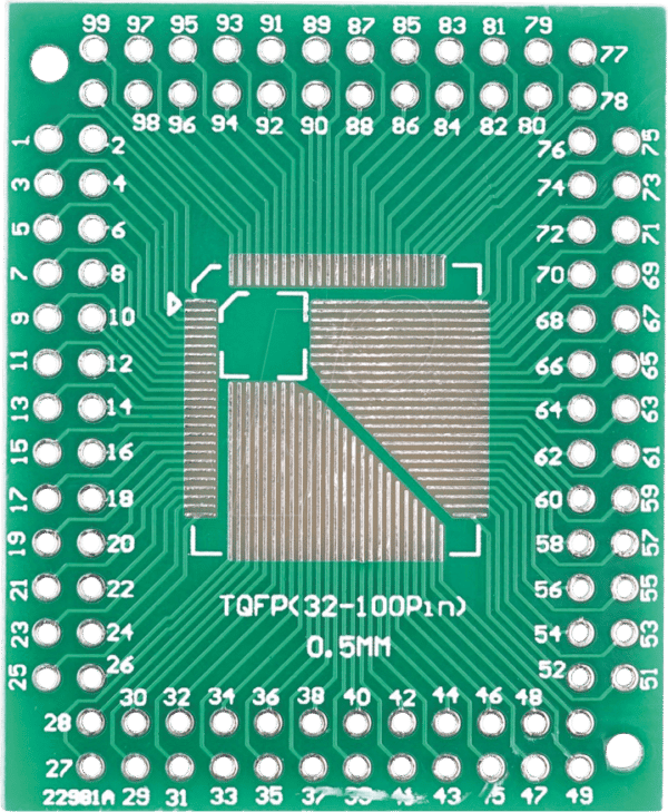 BB TQFP1 - Entwicklerboards - SMD Breakout Adapter