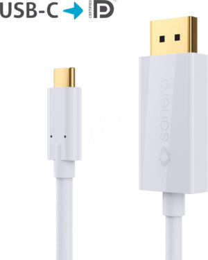 SON X-UCC021-020 - USB C Stecker auf DP Kabel