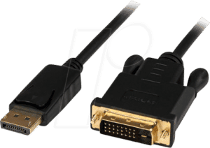 ST DP2DVIMM3BS - Aktives Kabel DisplayPort Stecker > DVI Stecker 0