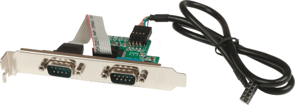 ST ICUSB232INT2 - Slotblende 2x DB-9 > 1x IDC