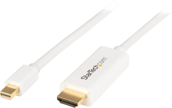 ST MDP2HDMM1MW - Kabel MiniDP Stecker > HDMI Stecker