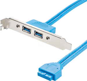 ST USB3SPLATE - Slotblende 2x USB 3.0 A > 1x IDC