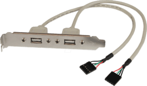ST USBPLATE - Slotblech 2x USB-A Port
