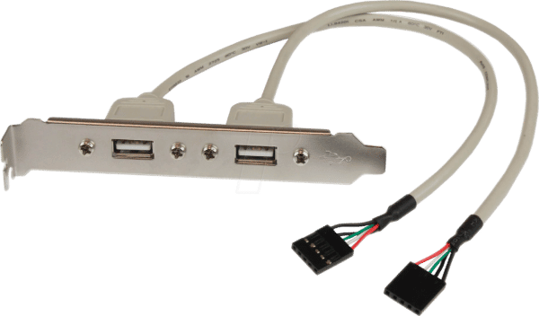 ST USBPLATE - Slotblech 2x USB-A Port