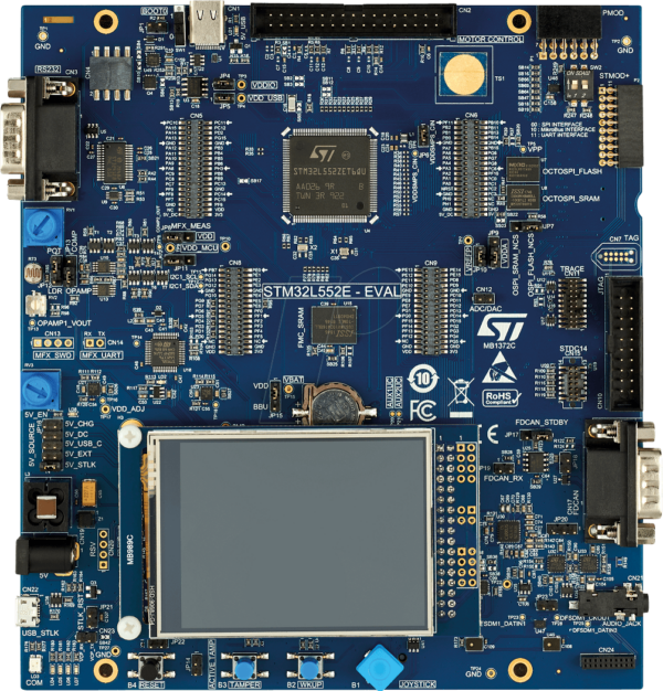 STM32L552E-EVAL - Evaluierungsboard mit MCU STM32L552ZE und TFT