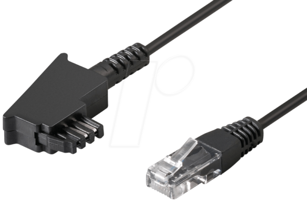 TAE-F 8P2C 300 - TAE F Stecker auf Westernstecker 8P2C