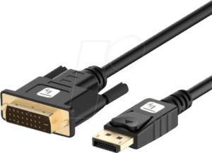 ICOC-DSP-C12010P - Displayport 1.2 Stecker auf  DVI 24+1 Stecker