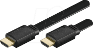 ICOC-HDMI-FE-150 - HDMI Flachkabel schwarz