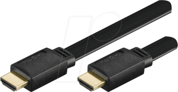 ICOC-HDMI-FE-150 - HDMI Flachkabel schwarz