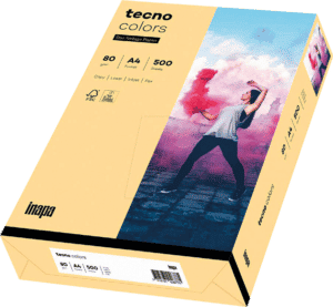 TECNO 88324400 - Papier chamois DIN A4 80 g/qm 500 Blatt