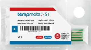 TEMPMATE S1V2 - Einweg-Datenlogger